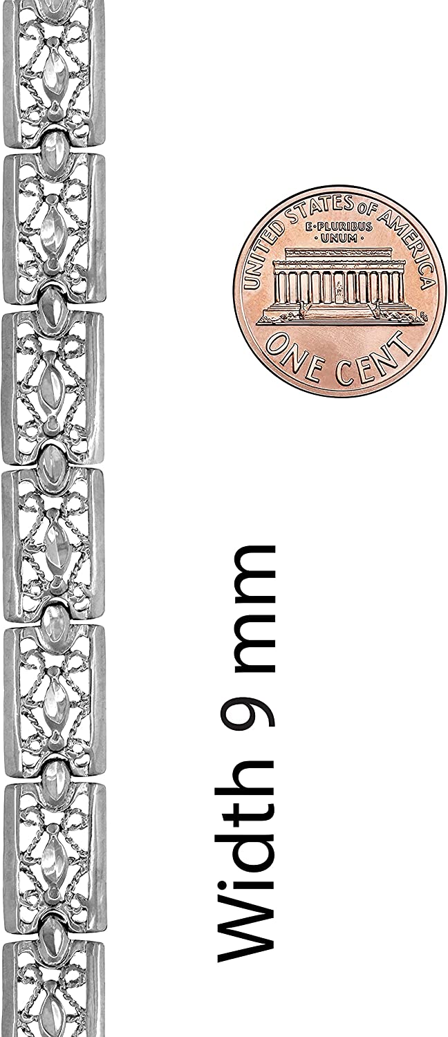 LIFETIME JEWELRY Filigree Bracelet for Women and Men 24k Real Gold Plated Charm - Image 4